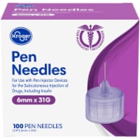 Kroger® 6mm x 31G Pen Needles Box Perspective: Main