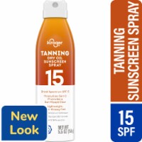Kroger® Tanning Oil Dry Sunscreen Spray SPF 15 Perspective: Main