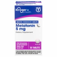Kroger® Quick Dissolve Cherry Flavor Melatonin 5mg