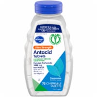 Kroger® Ultra Strength Pepperment Antacid Chewable Tablets 1000mg