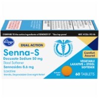 Kroger® Senna-S Vegetable Laxative + Stool Softener Tablets