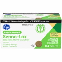 Kroger® Regular Strength Senna-Lax Laxative Tablets 100 Count