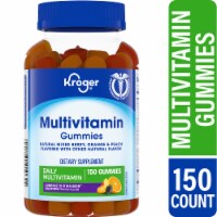 Kroger® Multivitamin Gummies Mixed Berry Orange & Peach Perspective: Main