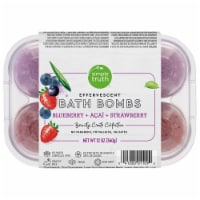 Simple Truth® Beauty Crate Blueberry Strawberry & Acai Effervescent Bath Bombs