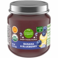 Simple Truth Organic® Banana and Blueberry Stage 1 Baby Food Puree