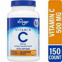 Kroger Vitamin C Orange Chewable 500mg 150ct