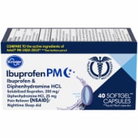 Kroger® Ibuprofen PM Liquid Softgel Capsules