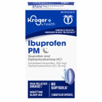 Kroger® Ibuprofen PM Liquid Softgel Capsules