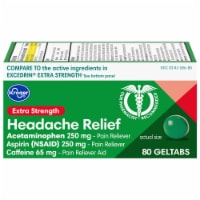 Kroger® Extra Strength Headache Relief Geltabs Perspective: Main