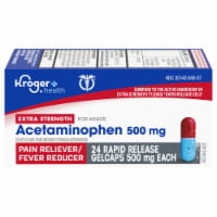 Kroger® Extra Strength Acetaminophen Rapid Release Gelcaps 500mg