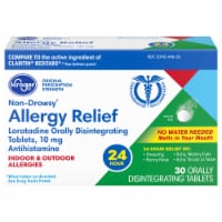 Kroger® Loratadine Non-Drowsy Allergy Relief Dissolve Tablets 10mg