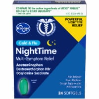 Kroger® NightTime Cold & Flu Softgels Medicine