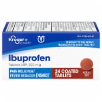 Kroger® Ibuprofen Pain Reliever/Fever Reducer Coated Tablets 200mg