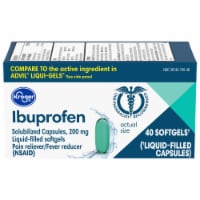 Kroger® Ibuprofen Liquid Softgel Capsules 200mg