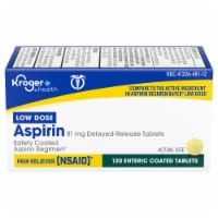 Kroger® Low Dose Aspirin Delayed-Release Tablets 81mg Perspective: Main