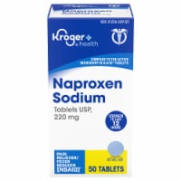 Kroger® Naproxen Sodium Pain Reliever & Fever Reducer Tablets Perspective: Main
