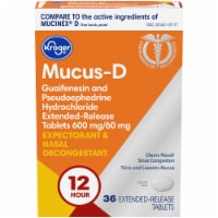 Kroger® Mucus-D Extended Relase Tablets Perspective: Main