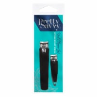 Pretty Savvy™ Nail Clipper Set with Silicone Grip Handles