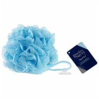 Pretty Savvy™ Blue Mesh Pouf