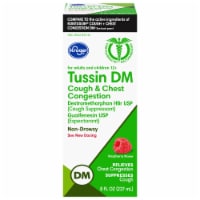 Kroger® Tussin DM Cold & Congestion Non Drowsy Liquid Medicine Perspective: Main