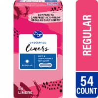 Carefree Acti-Fresh Panty Liners, Soft and Flexible Feminine Care  Protection, Regular, 120 Count