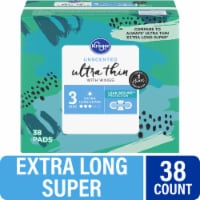 Kroger® Unscented Winged Ultra Thin Extra Long Pads