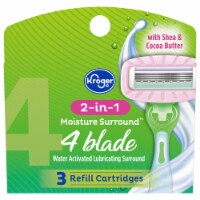 Kroger® Moisture Surround® 2-in-1 4 Blade Refill Cartridges