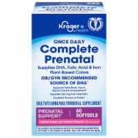 Kroger® Once Daily Complete Prenatal Vitamin Softgels