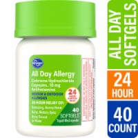 Kroger® Cetirizine HCl 24 Hour Indoor & Outdoor Allergy Relief Softgels 10mg