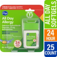 Kroger® Cetirizine HCl 24 Hour Indoor & Outdoor Allergy Relief Softgels 10mg