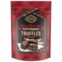 Private Selection® Dark Chocolate Peppermint Truffles Holiday Candy Bag