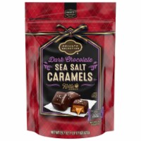 Private Selection®  Dark Chocolate Sea Salt Caramels Holiday Candy Bag