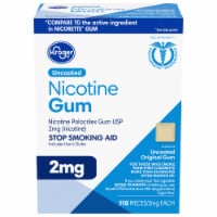 Kroger® Original Uncoated 2mg Nicotine Gum Perspective: Main