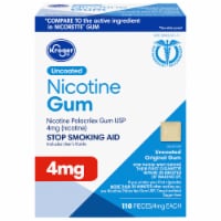 Kroger® Original Uncoated 4mg Nicotine Gum Perspective: Main