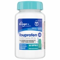 Kroger® Ibuprofen Pain Reliever Softgel Capsules 200mg Perspective: Main
