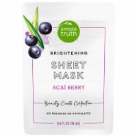 Simple Truth® Beauty Acai Facial Sheet Mask