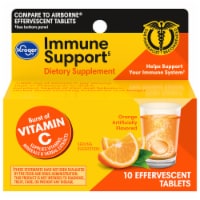 Kroger® Immune Support Orange Flavored Dietary Supplement Effervescent Tablets