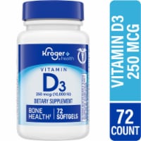 Kroger® Vitamin D3 Dietary Supplement Softgels 250 mcg