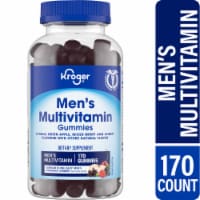 Kroger® Men's Multivitamin Gummies Green Apple Mixed Berry & Cherry Perspective: Main