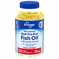 Kroger® Fish Oil Wild Alaskan Softgels 1200mg Perspective: Main
