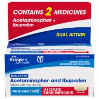 Kroger® Duel Action Acetaminophen & Ibuprofen Pain Relief Capsules