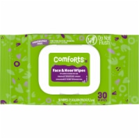 Comforts Fragrance Free Face & Nose Wipes