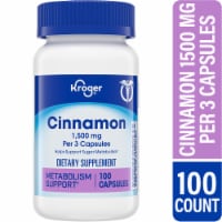Kroger® Cinnamon Capsules 1500mg Perspective: Main
