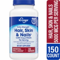 Kroger® Extra Strength Hair Skin & Nails Caplets Perspective: Main