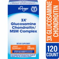 Kroger® 3X Glucosamine Chondroitin/MSM Complex Caplets Perspective: Main