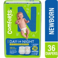 Comforts™ Day or Night Baby Diapers Newborn (<10 lbs) Perspective: Main