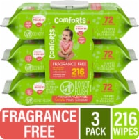 Comforts™ Fragrance Free Baby Wipes Perspective: Main