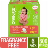 Comforts™ Fragrance Free Baby Wipes Perspective: Main