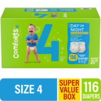 Comforts™ Day or Night Baby Diapers Size 4 (22-37 lbs) Super Value Box Perspective: Main