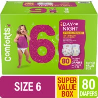 Comforts™ Day or Night Baby Diapers Size 6 (35+ lbs) Super Value Box Perspective: Main